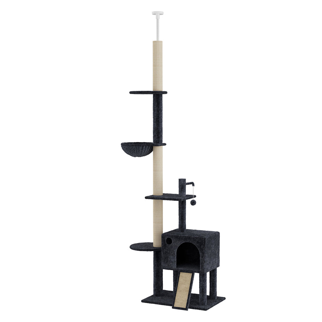 Floor-to-Ceiling Cat Tree Scratching Condo