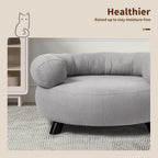 Pet Sofa Bed Soft Round Lounge Couch