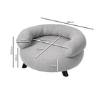 Pet Sofa Bed Soft Round Lounge Couch