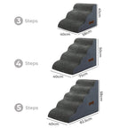 Soft Foam Dog Stairs – Non-Slip Dog Steps for Beds & Couches