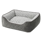 Calming Dog & Cat Bed – Fluffy Plush Washable