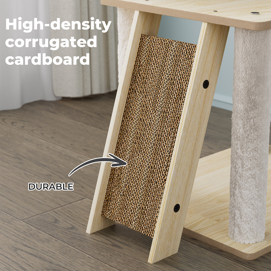 Wooden Multi-level Cat Tree Tower Large 160cm