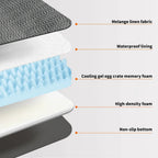 Orthopedic Pet Bed Memory Foam With Cooling Gel