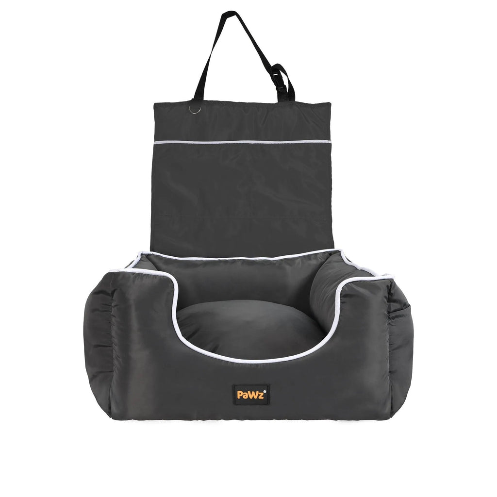 Puppy Car Booster Seat - Grey