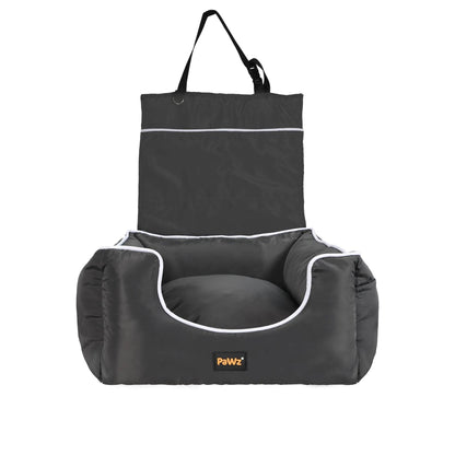 Puppy Car Booster Seat - Grey