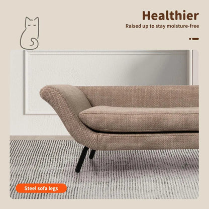 Raised Dog Lounge Bed – Elevated Sofa Style