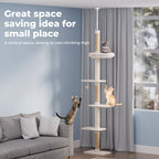 Floor to Ceiling Cat Tree 230-275cm