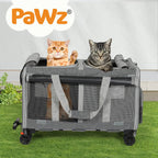 4-Wheel Pet Carrier for Large Dogs & Cats