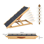 Premium Pet Ramp Wood Adjustable Height