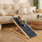 Premium Pet Ramp Wood Adjustable Height