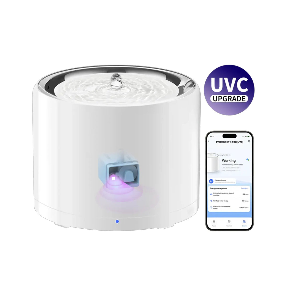 Petkit - Eversweet 3 Pro UVC Drinking Fountain