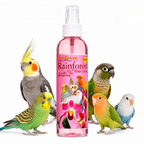 Pink Rainforest Mist Bath Spray for Small Birds 8oz