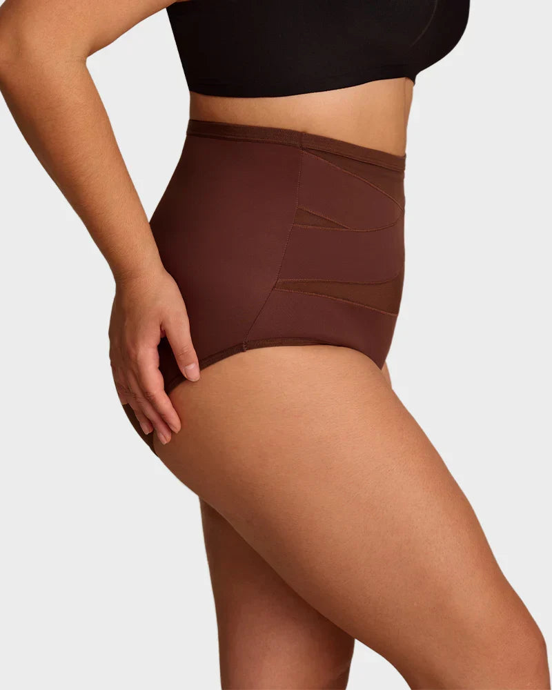 💖Limited Sale 50% OFF💖Plus-Size High-Waist Cross Tummy Control Panties