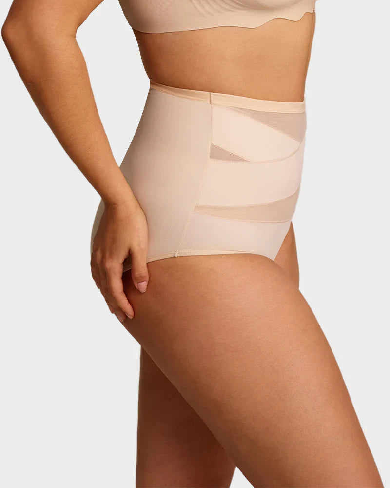 💖Limited Sale 50% OFF💖Plus-Size High-Waist Cross Tummy Control Panties