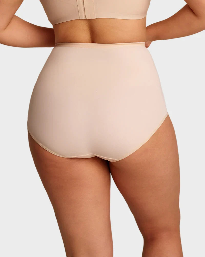 💖Limited Sale 50% OFF💖Plus-Size High-Waist Cross Tummy Control Panties