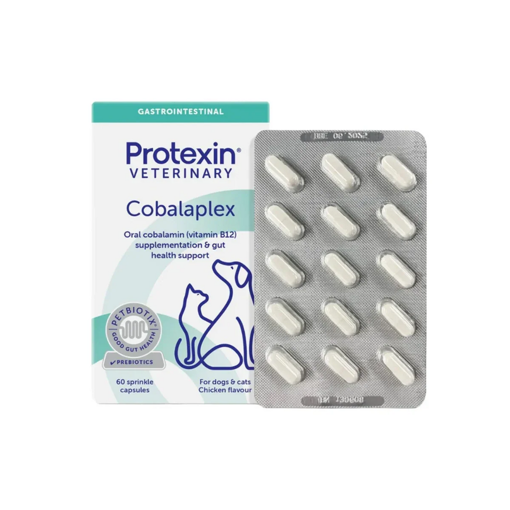 Protexin - Cobalaplex (Vitamin B12 & B9 supplements for Dogs & Cats) 60 Capsules