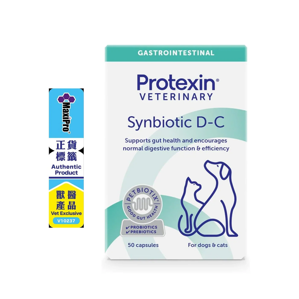 Protexin - Synbiotic D-C (Digestive Supplement For Dogs & Cats) 50 Caps