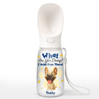We Drink From There - Personalized Pet Water Bottle With Drinking Feeder