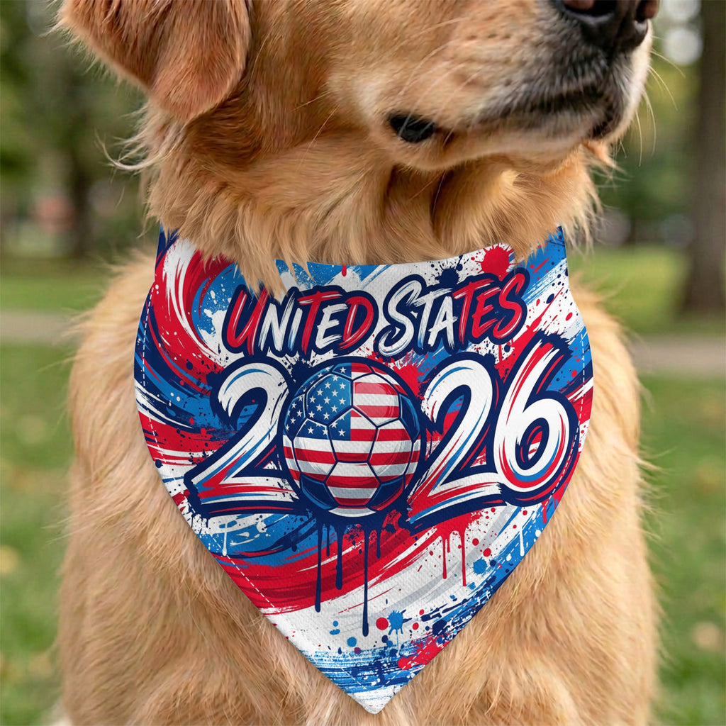 Pet Soccer - Personalized Pet Bandana