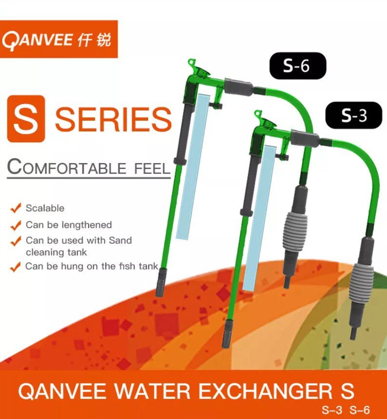 QANVEE Siphon Cleaner (S3/S6) & Optional Gravel Cleaner Addon