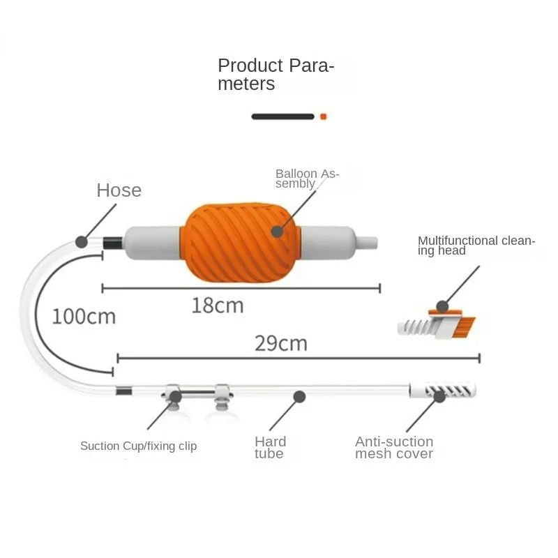 QANVEE iX 1 siphon cleaner