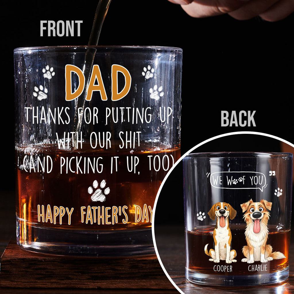From Your Favorite Dogs - Personalized Whiskey Glass