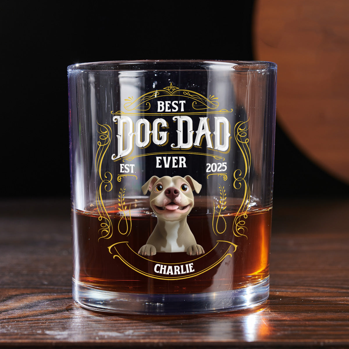 Whiskey Logo - Personalized Whiskey Glass