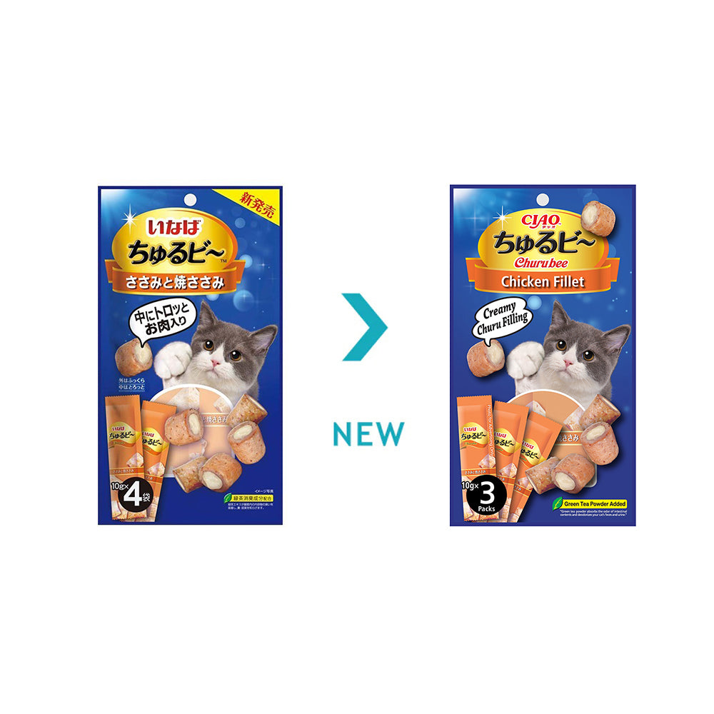 CIAO Churu Bee Sasami Cat Treats 3x10g