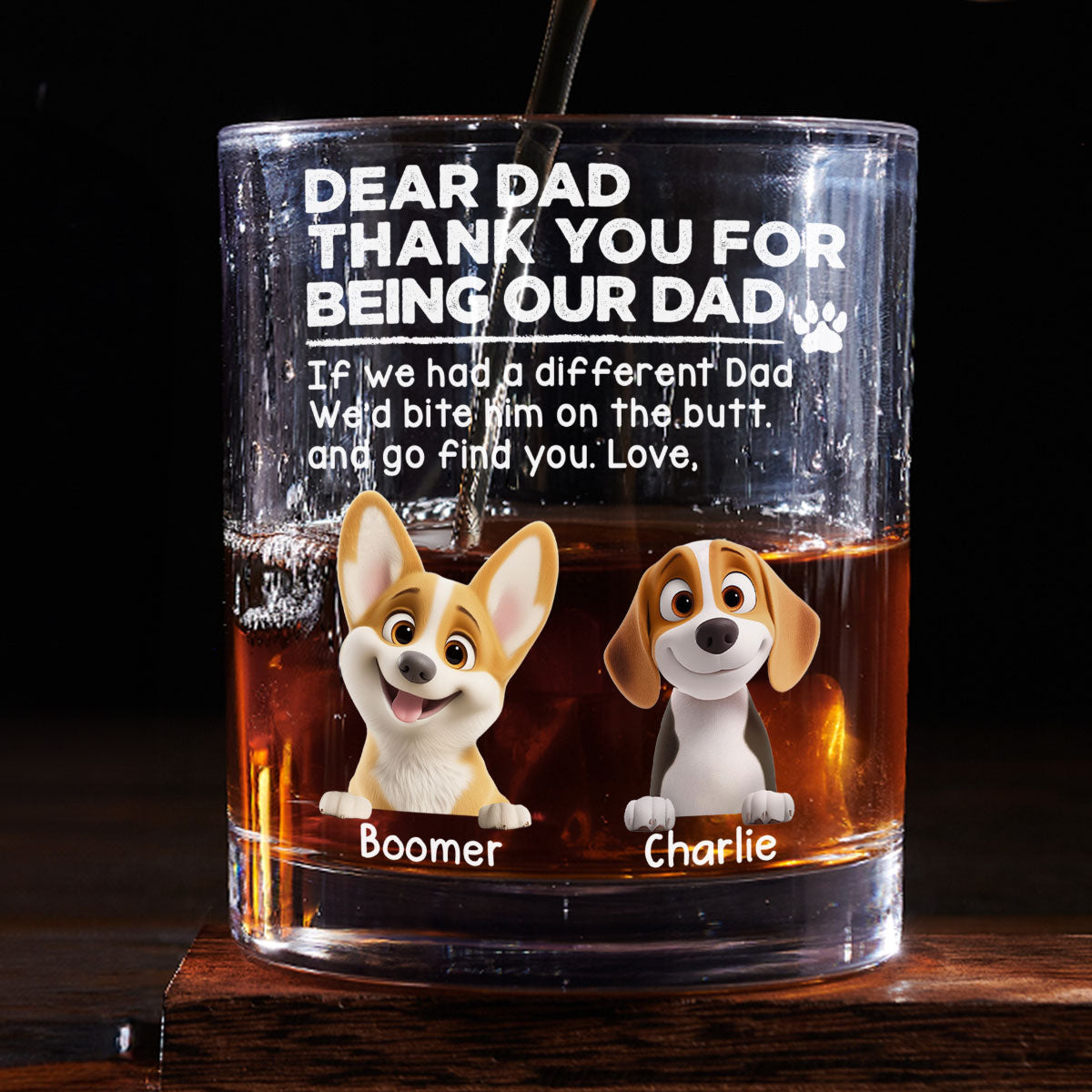 Go Find You - Personalized Whiskey Glass