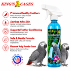 Kings Cages Rainforest Mist 17oz Bath Spray African Greys