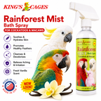 Rainforest Mist White 17oz Bath Spray Cockatoos and Macaws