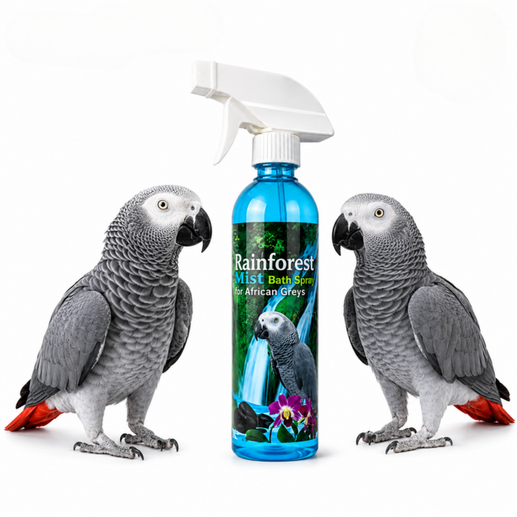 Kings Cages Rainforest Mist 17oz Bath Spray African Greys