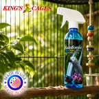 Kings Cages Rainforest Mist 17oz Bath Spray African Greys