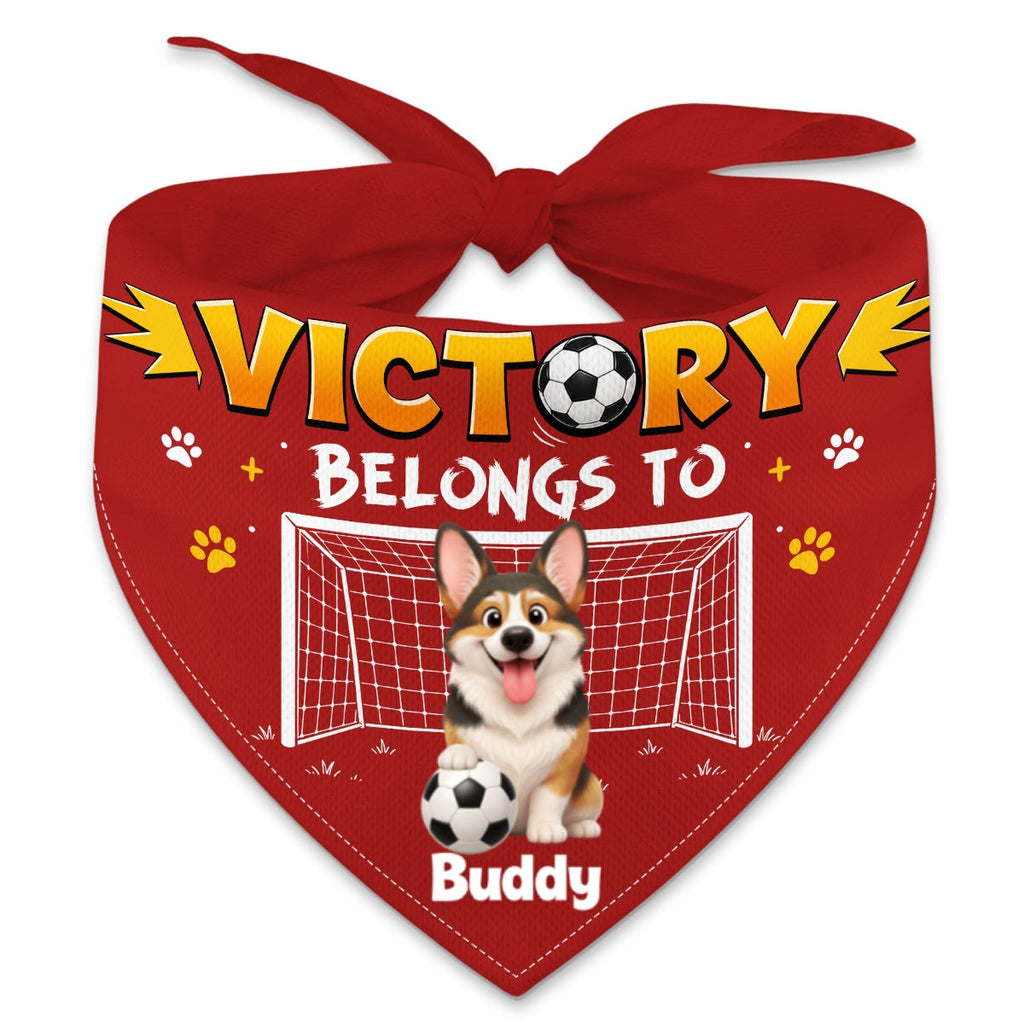 Victory Belongs To - Personalized Pet Bandana