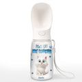 Paws Off My Water Ver Cat - Personalized Pet Water Bottle With Drinking Feeder