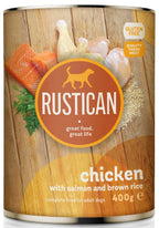 RUSTICAN Piletina s lososom i smeđom rižom, bez glutena
