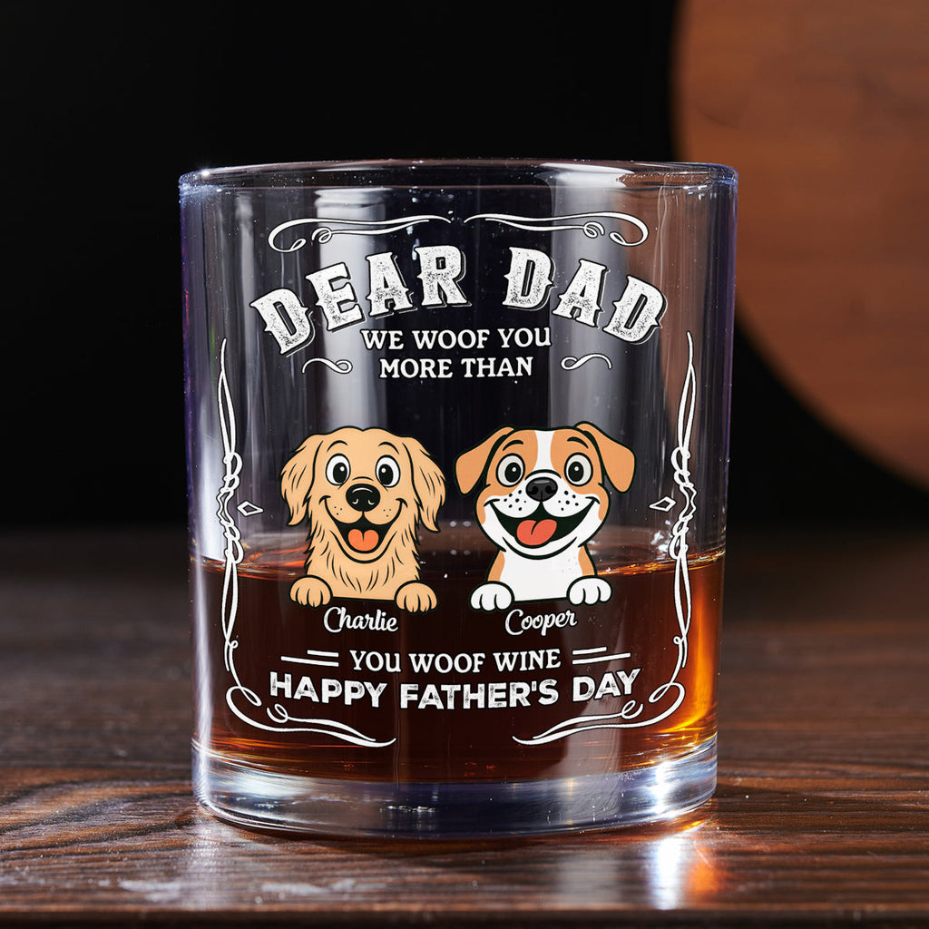 More Than You Woof Wine - Personalized Whiskey Glass