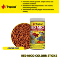 Tropical Red Mico Colour Sticks (bloodworm-like sticks)