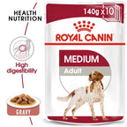 Royal Canin - Adult Medium Gravy Wet Food 140g