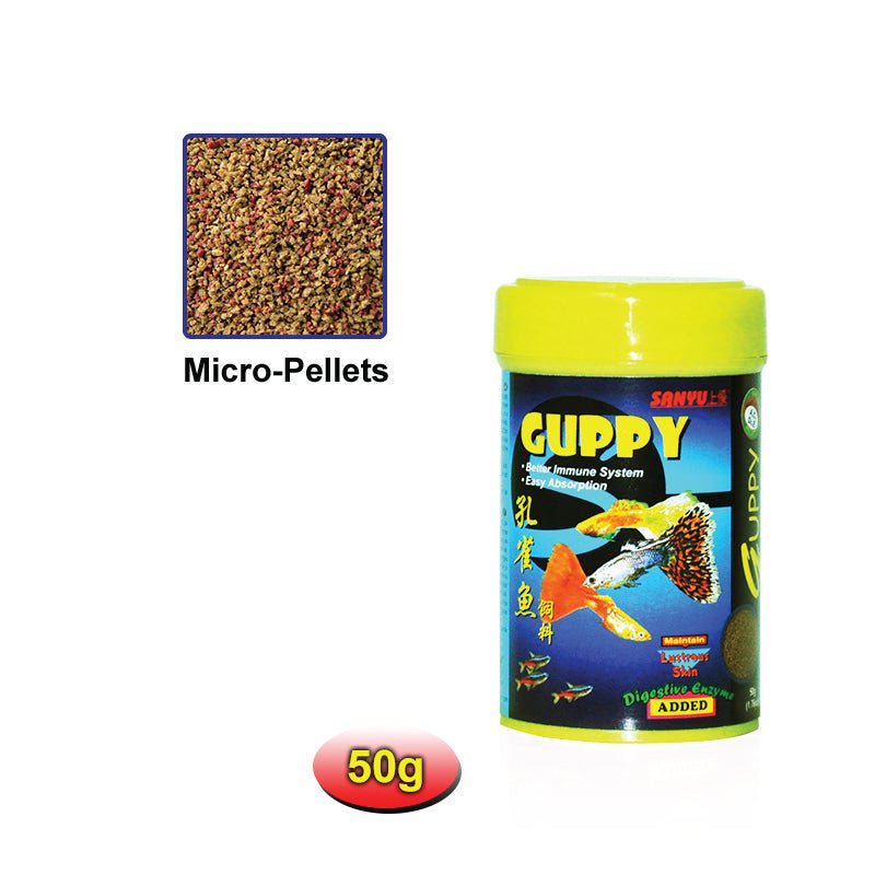 SANYU - Guppy Food 50/155g