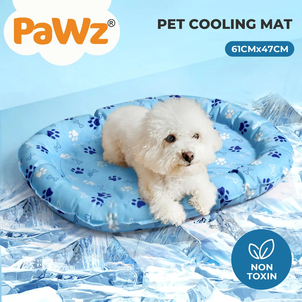Pet Cooling Mat Dog Cat Gel Non-Toxic Bed Pillow Self-cool Summer Ice Pad