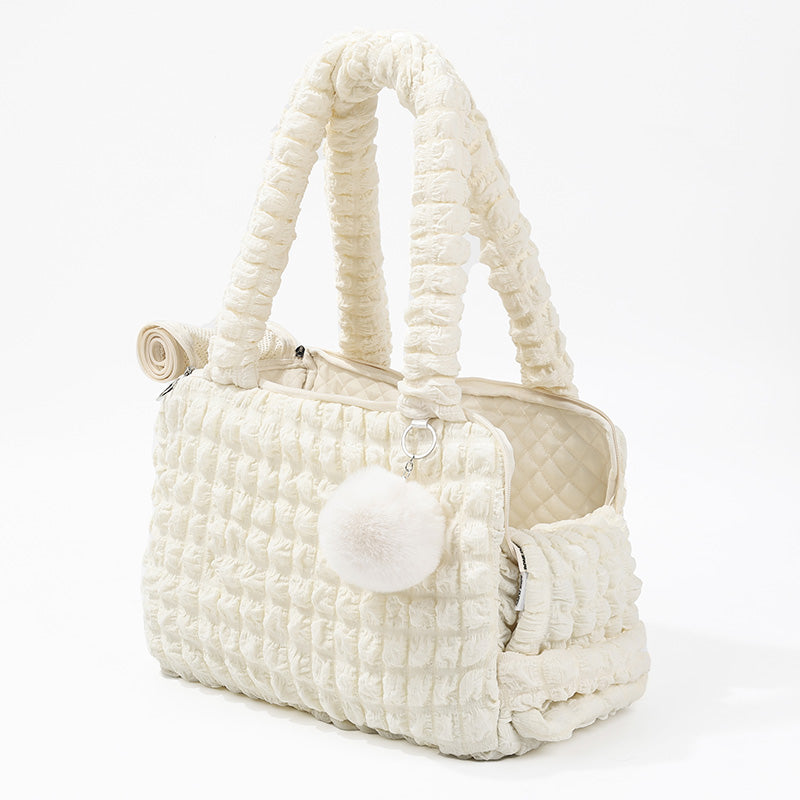 Trendy Cozy Lightweight Cat Carrier Breathable Detachable Pet Carrier Shoulder Bag