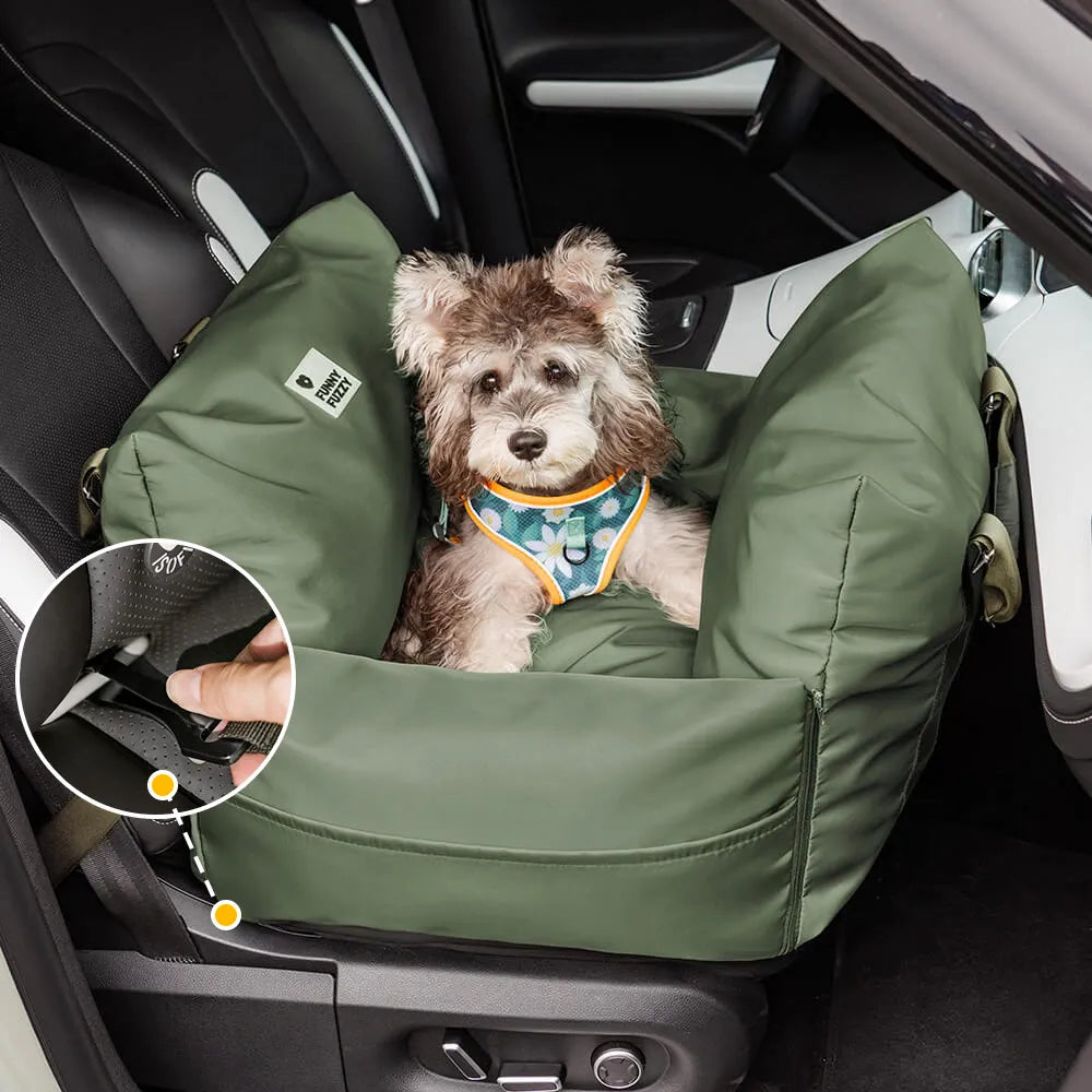 Waterproof ISOFIX Dog Car Seat Bed with LATCH System - First Class