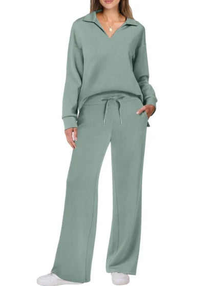 🥰Hot Sale 49% OFF💕Women's 2 Piece Sets Outfits Casual Long Sleeve Sweatsuits Sets