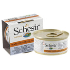 Schesir - Complementary Grain Free Wet Food for Adult Cats - Tuna with Sea Bream in Natural Gravy 70g* EXP: JUN 2026