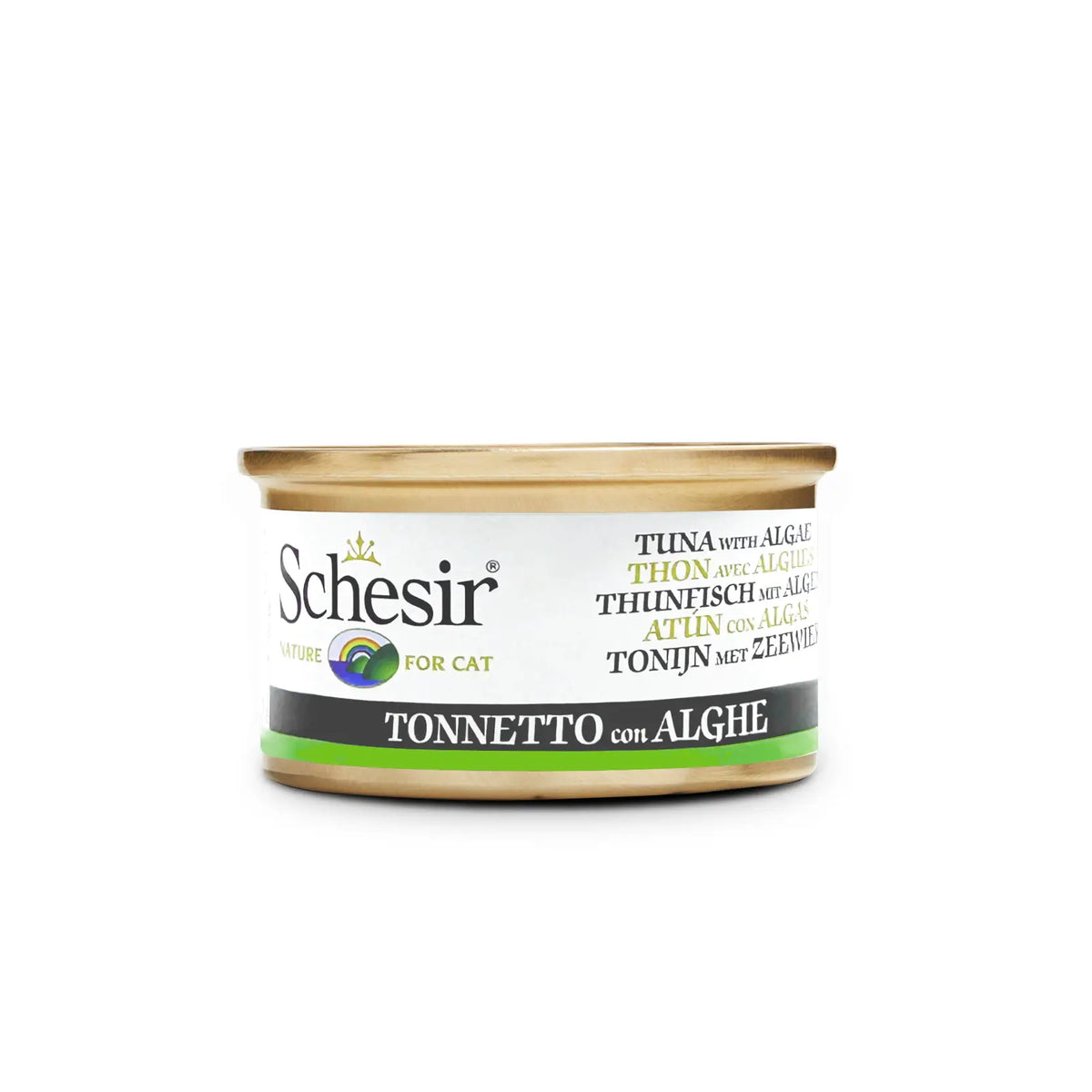 Schesir - Complementary Wet Food for Adult Cats - Tuna with Algae 85g*