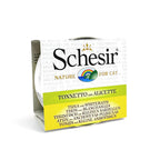 Schesir - Complementary Wet Food for Adult Cats - Tuna with Whitebaits in Cooking Broth 70g*