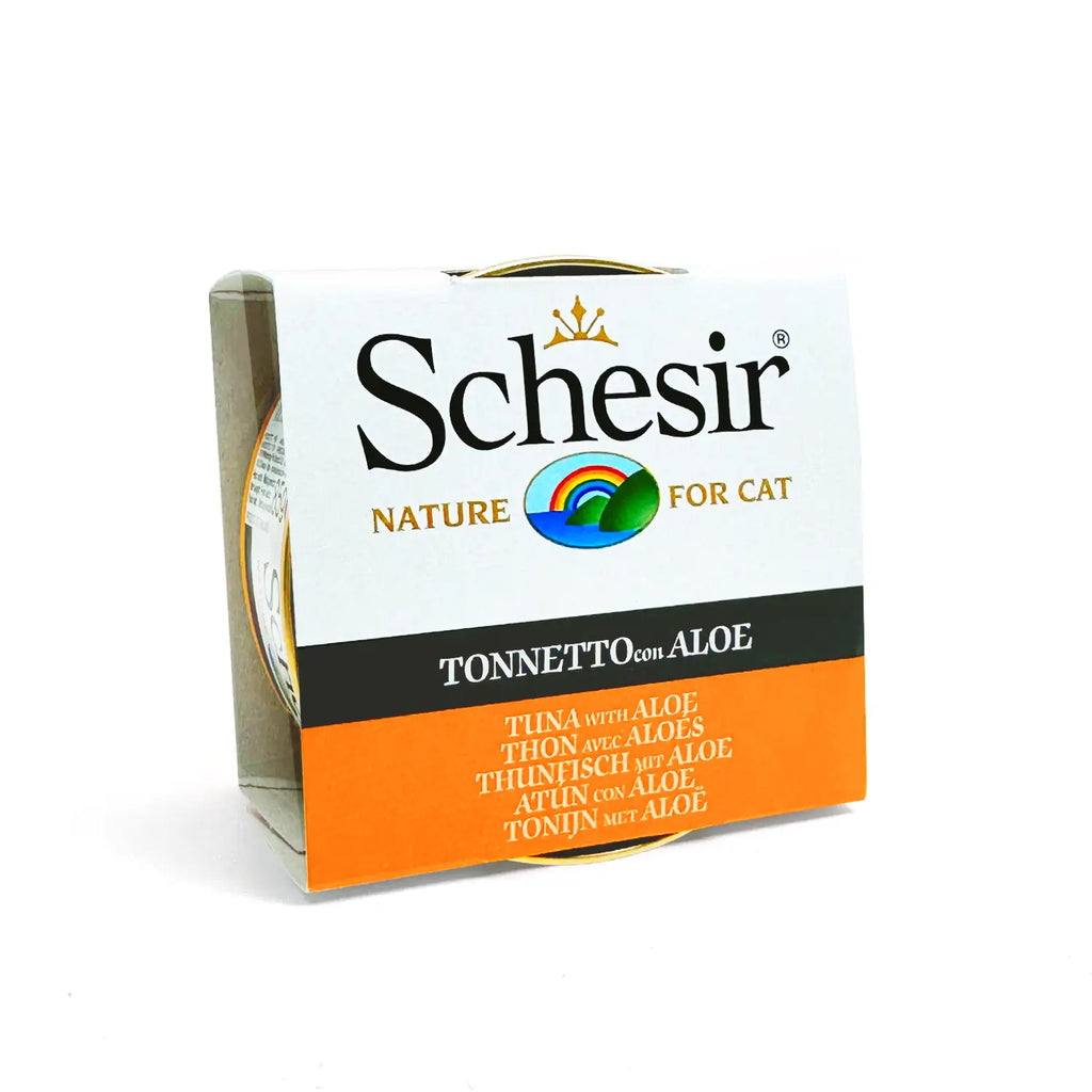 Schesir - Complementary Wet Food for Adult Cats - Tuna with Aloe 85g*