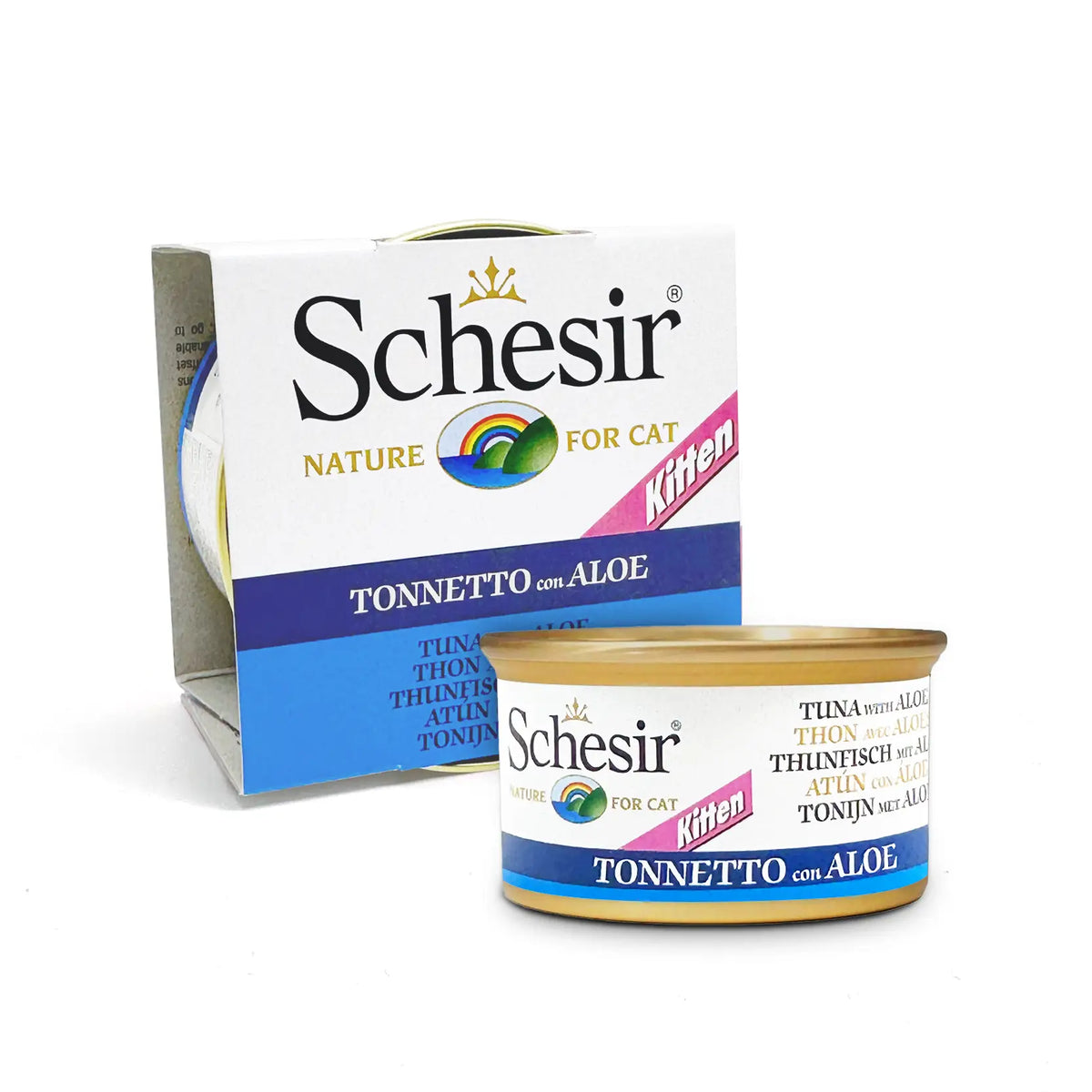 Schesir - Complementary Wet Food for Kittens - Tuna with Aloe 85g*