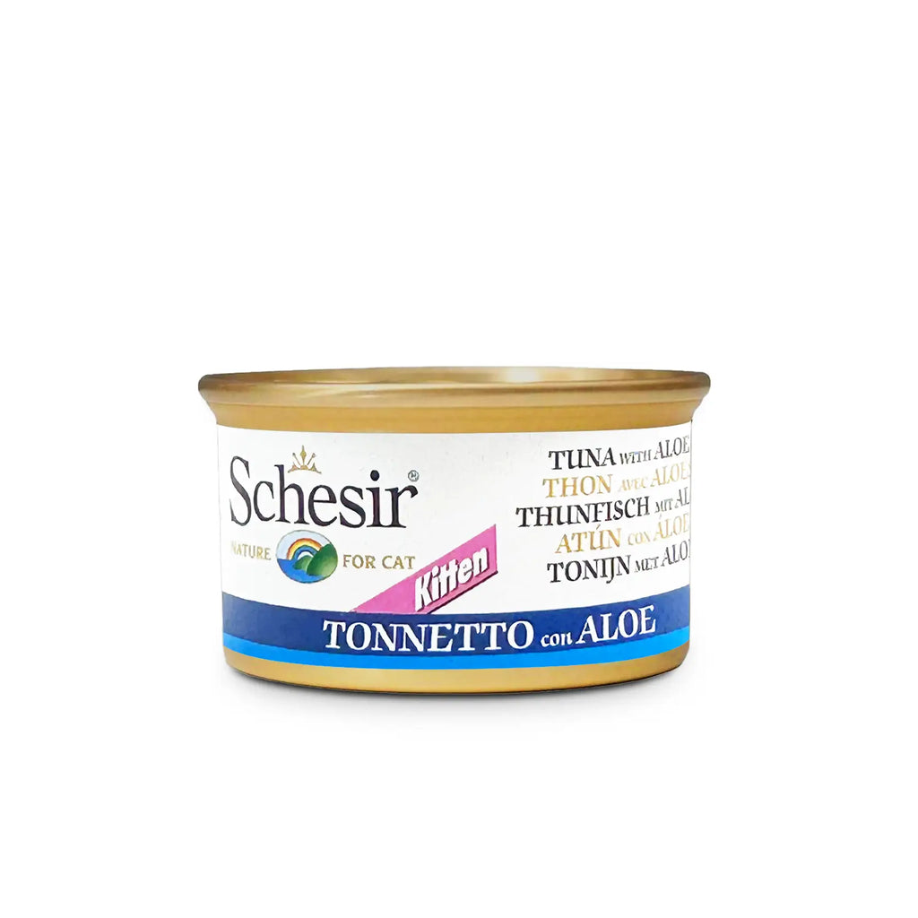Schesir - Complementary Wet Food for Kittens - Tuna with Aloe 85g*